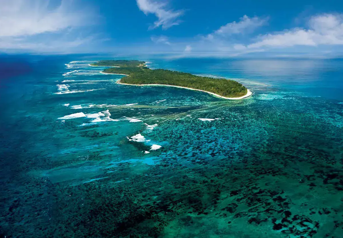 St Joseph Atoll and its lagoon system in the Seychelles Outer Islands